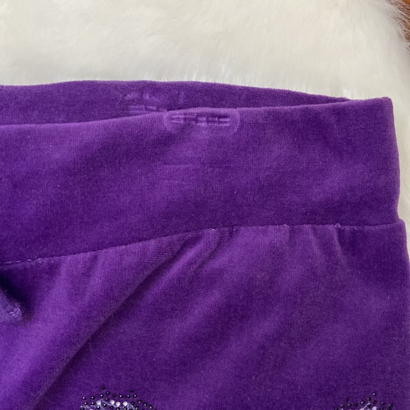 EUC purple velour track suit - Picture 4 of 16